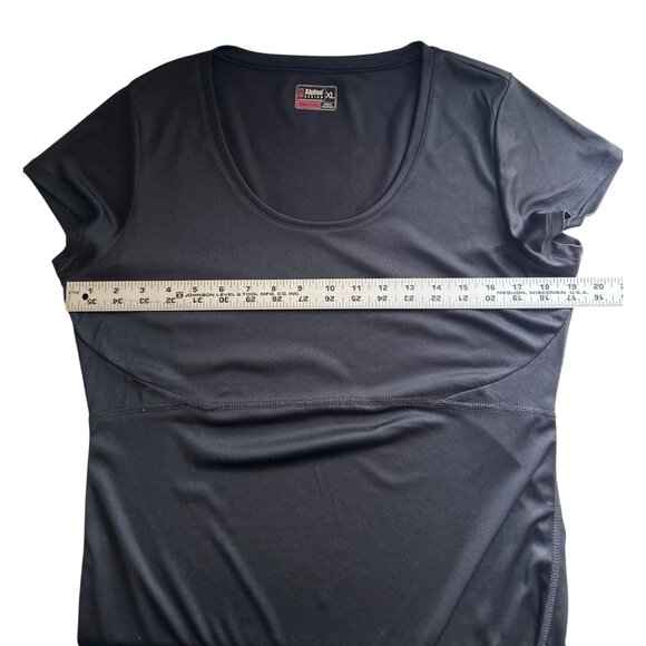 Alpine Design Black Dri-Logic Womens XL Short Sleeve Performance Top Activewear - Picture 5 of 9